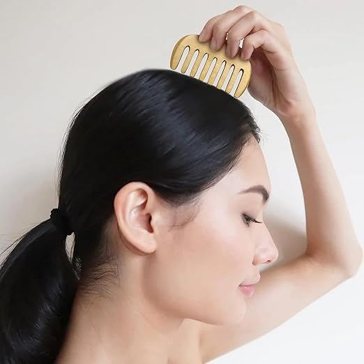 Kansa Comb |Ayurvedic Scalp Massage For Healthy Hair