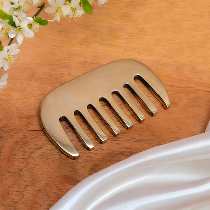 Kansa Comb |Ayurvedic Scalp Massage For Healthy Hair