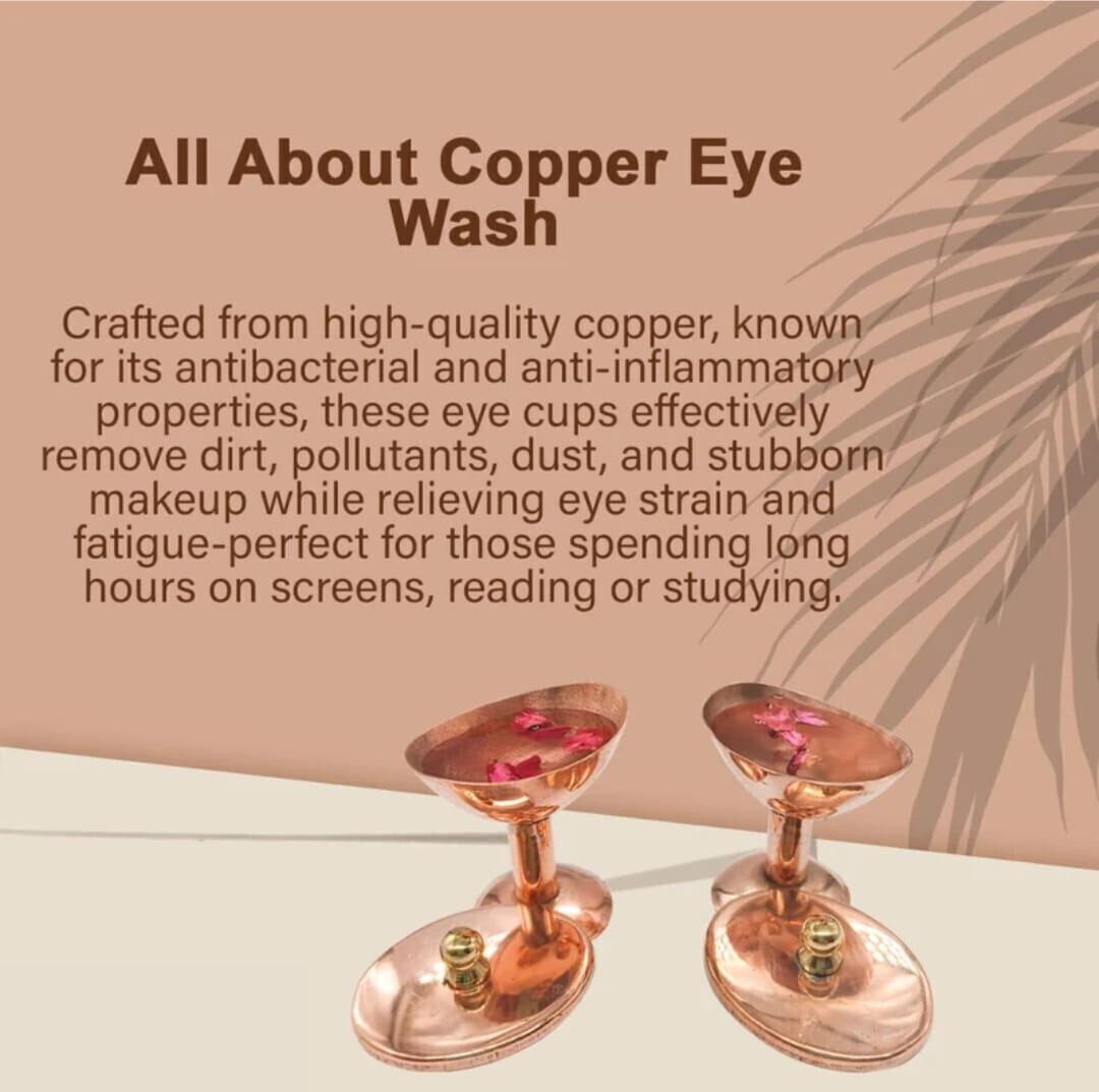 Copper Eye Wash Cups