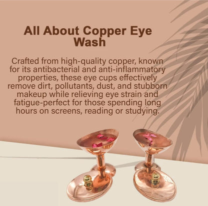 Copper Eye Wash Cups